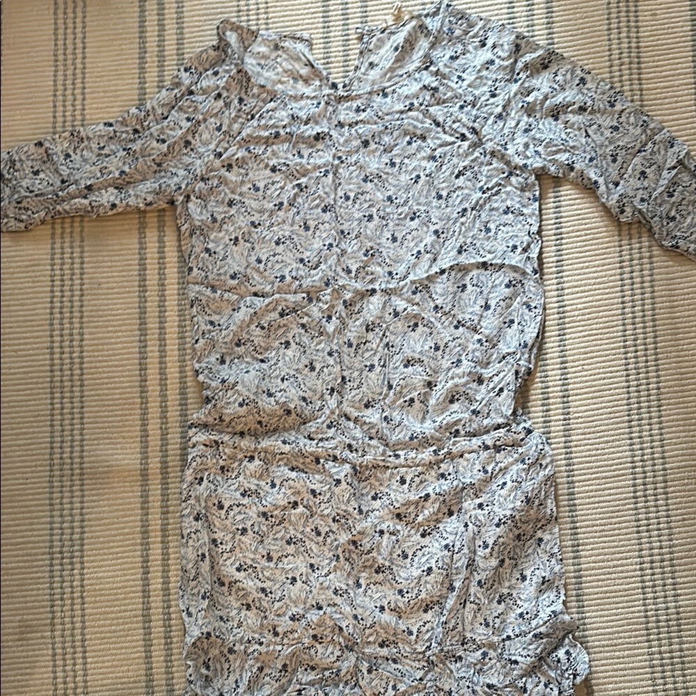 Soft Joie Black and White Ruched Sequin Dress